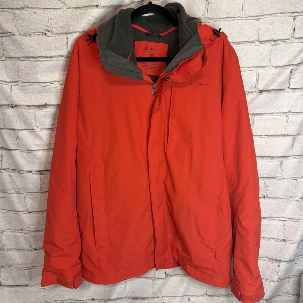L.L. Bean Sweater Fleer 3 in 1 Jacket Large